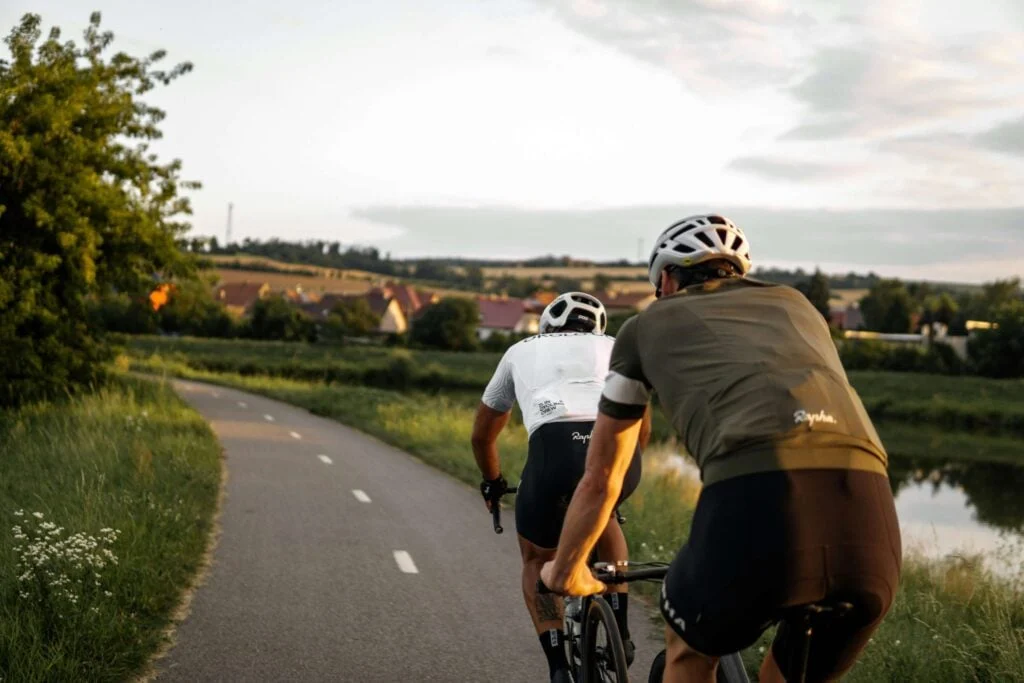 People biking outdoors, Sengo supports active, balanced lifestyles for its team