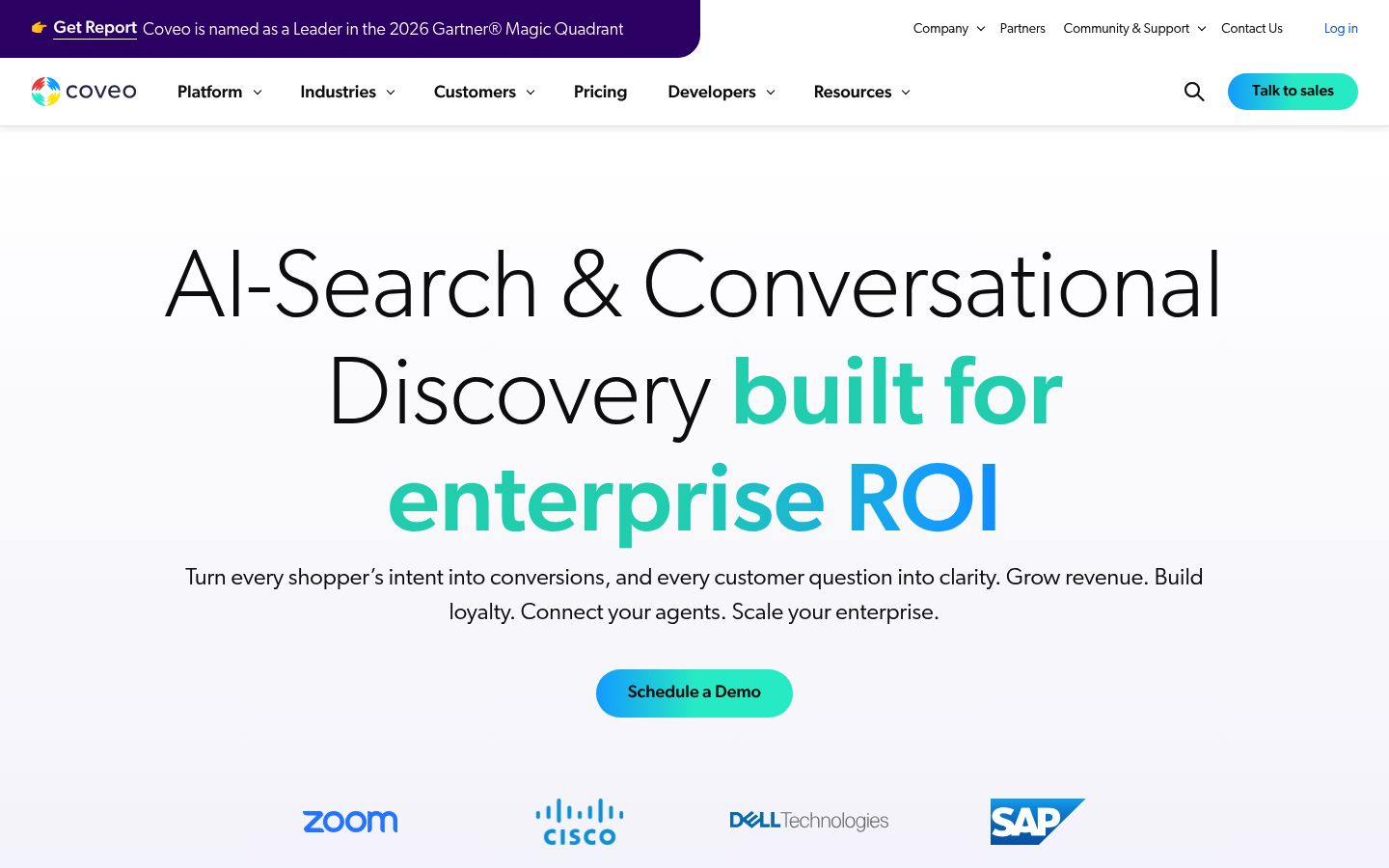 Coveo enterprise search platform using early-binding permission-aware indexing
