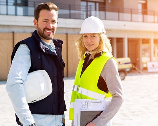 les travailleurs de la construction